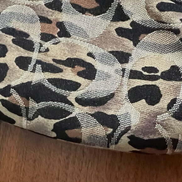 Coach Madison Top Handle Wristlet Pouch In Ocelot - Vintage - EUC - Picture 7 of 12